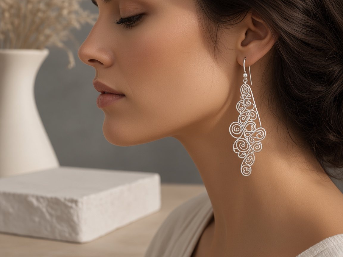 Aretes Wayra en oreja